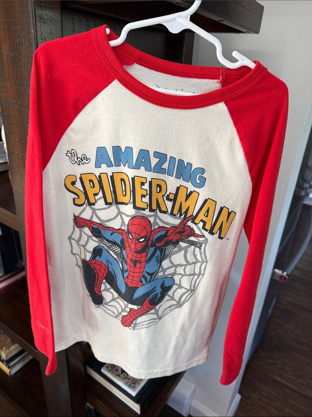 Jumping beans Spider-Man long sleeve tee nwot 7